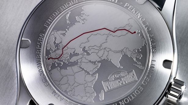 Frédérique Constant rend hommage à la course historique du rallye Pékin-Paris, avec sa montre Vintage Rally Peking to Paris 2016, limitée à 2888 exemplaires ! Elle sera disponible à 1395 euros