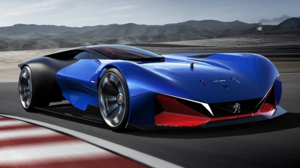 Peugeot rend hommage à la Peugeot L45 gagnante des 500 miles d'Indianopolis en 1916 avec ce concept: la L500 R HYbrid ! Un bolide surpuissant de 500ch, passant de 0 à 100 km/h en 2,5 secondes