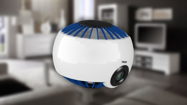 Fleye est le premier drone liégeois. Conçu pour une utilisation à intérieure, il peut assurer des missions de sécurité et de surveillance. Sa vitesse de pointe de 15 km/h lui permet de se déplacer facilement dans les lieux étroits