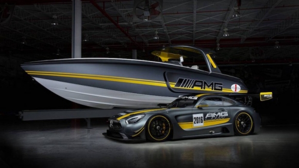 Mercedes-Benz s’associe à Cigarette et présente le Team 41′ SD GT3, le bateau le plus performant jamais conçu par le concepteur de navires !