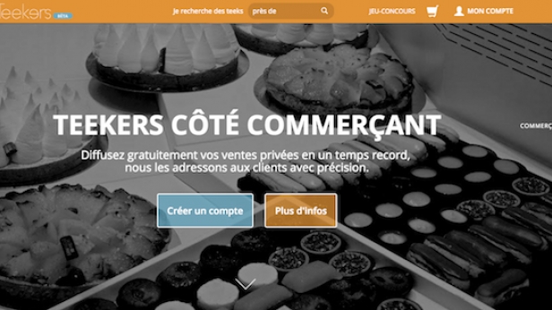 Teekers, c’est une nouvelle place de marché où les commerçants peuvent communiquer gratuitement leurs offres promotionnelles à durée limitée. Les clients peuvent ensuite acheter en ligne, à prix réduit