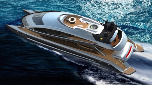 Un Super Yacht Porsche, ça vous tente ? Le RFF135 est encore en concept, il pourra accueillir jusqu'à 10 invités et 10 membres d'équipage, avec 1 suite présidentielle et 4 suites, une piscine et un jacuzzi...à 38 millions de $, il deviendra bien réel
