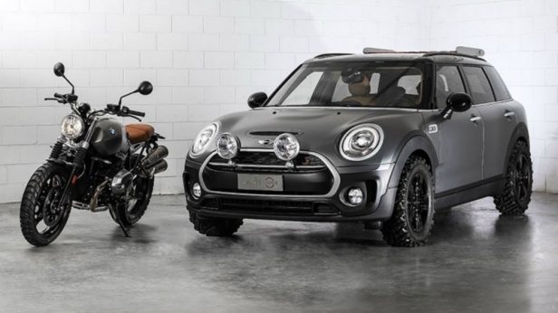 Mini a dévoilé un nouveau concept Clubman All4 Scrambler, qui s'inspire d'une moto: la R nineT de BMW. Une mini tout terrain à l'intérieur stylé !