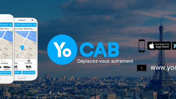Yo CAB est une application qui permet de commander ou de pré-réserver en quelques clics un chauffeur professionnel de moto-taxi et taxi via son smartphone, sa tablette ou encore son ordinateur