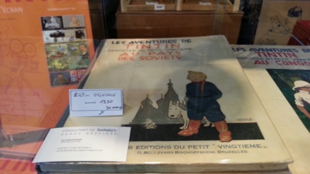 Une édition originale de tintin au pays des soviets adjugée 30.000€