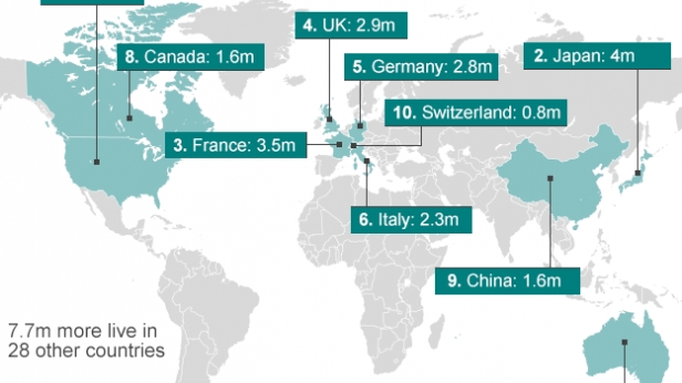 Ou vivent les membres du top 1% les plus riches géographiquement ?