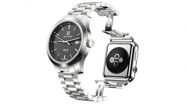 Avoir une montre luxueuse classique au poignet, et en même temps une Apple Watch, c'est désormais possible ! Avec la Pinnacle de Nico Gerard, cette montre double face est en pré-commande pour la somme de 9 300 $ en version basique !