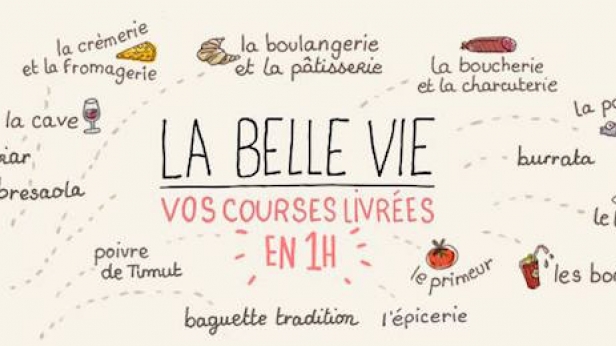 La Belle Vie est une épicerie 2.0. Située en plein cœur de Paris, elle livre en un temps record vos courses en Île-de-France