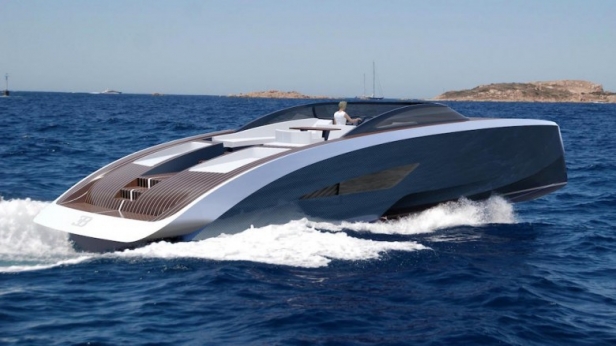 Bugatti s’est attelé à la création d’un somptueux yacht de luxe, tout en fibre de carbone et bois, baptisé Niniette - Décliné en trois tailles, sa version la plus luxueuse atteint une longueur de 27 mètres