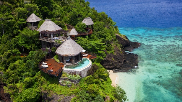 Un petit coin de paradis aux îles Fidji - le Laucala Island Resort est un hôtel de luxe, idéal pour une escapade en amoureux