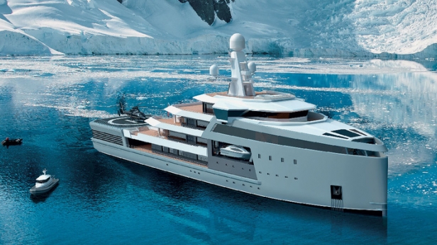 Le chantier naval néerlandais Damen propose le Seaxplorer, le premier yacht brise-glace ! Il faut compter plus de 200 millions $ pour profiter de safaris glacés