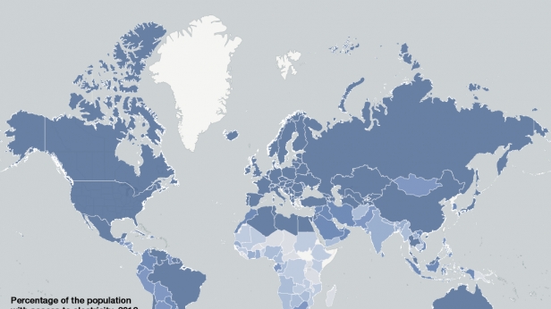 L'accès à l’électricité dans le monde, en 2012