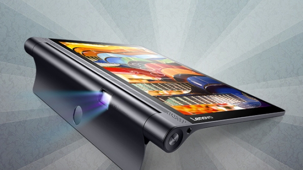 Lenovo innove avec la tablette Yoga Tab 3 Pro qui fait également office de rétroprojecteur. A s'offrir pour 499 €