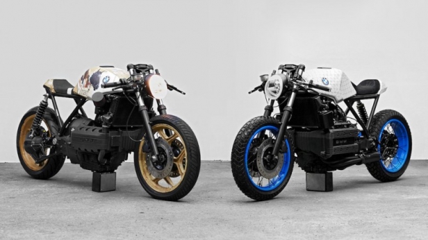 Le collectif Impuls présente deux versions retravaillées de la BMW K100, entièrement assemblées à la main !