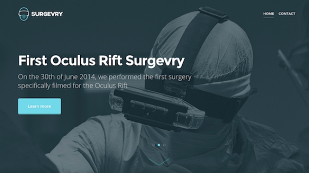Surgevry a mis au point un dispositif d’immersion totale à destination des apprentis chirurgiens. Après avoir enregistré une opération via une caméra grand angle, Surgevry permet une restitution stéréoscopique en 3D du point de vue du chirurgien