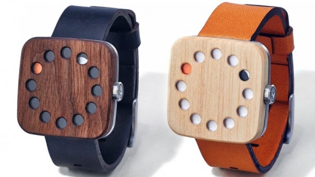 De l'Eco-chic avec cette montre en bois, fabriquée par Grovemade, à 80% fait main ! Avec un design minimaliste et original qui la rend à la fois sobre et amusante, elle coùte 200€ environ