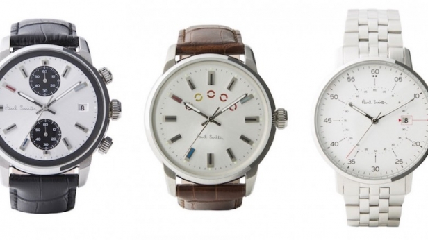 Une collection de montres Paul Smith à moins de 400 €, avec des coloris gais, bracelets en cuir ou métal et un choix varié de 38 modèles ! De quoi plaire au plus grand nombre