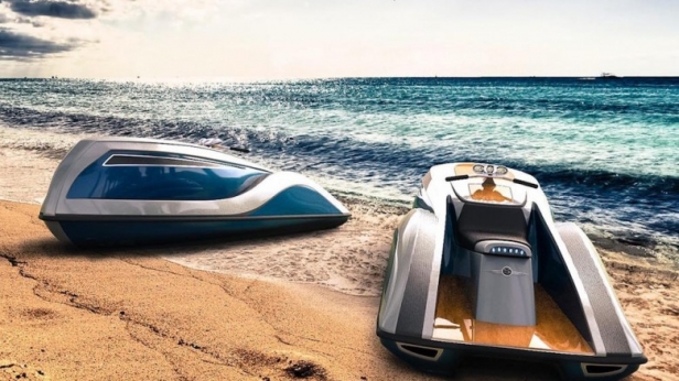Le Strand Craft V8 Wet Rod promet de vous bercer au creux des vagues à une vitesse de pointe de 105 km/h ! Armé d’un V8 de 5,7L de cylindrée développant 300cv, aucun prix n'a encore été annoncé