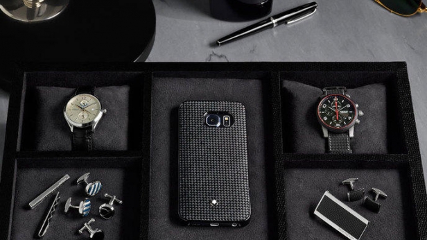Samsung s'allie à Montblanc pour proposer une coque de luxe au Samsung S6 edge, tout en cuir fin - Compter 100 € pour s'en offrir une !