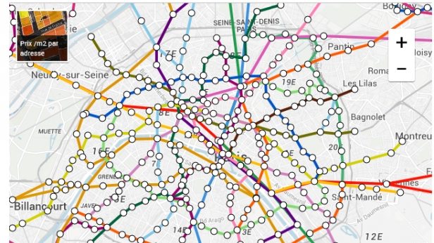 L’immobilier vu par le prisme des transports en commun : les prix et les loyers par station dans les 17 premières agglomérations françaises